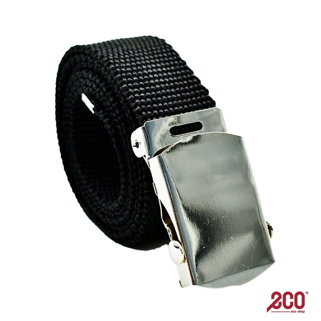 Eco Shop Nylon Belts with Adjustable Buckle in Black for Primary & Secondary Student (100cm X 2.5cm)