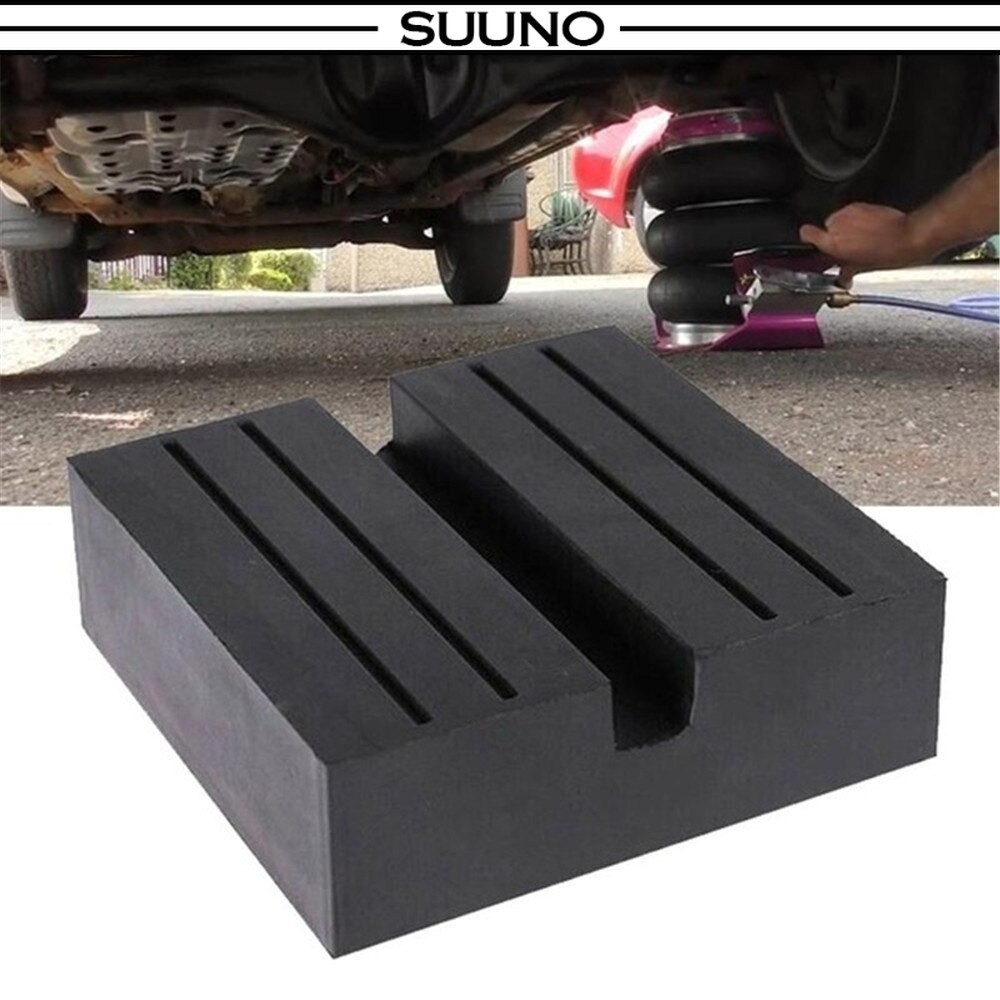 Lift Jack Rubber Floor Jack Extention Car Lift Jack Stand Rubber Pads Square Universal Slotted Frame Rail Jack Guard