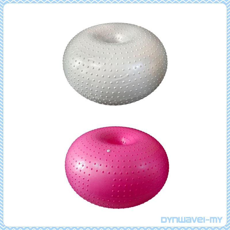 [Dynwave1feMY] Exercise Ball Flexible Seating Donut Ball for Yoga Core Training Gymnastic