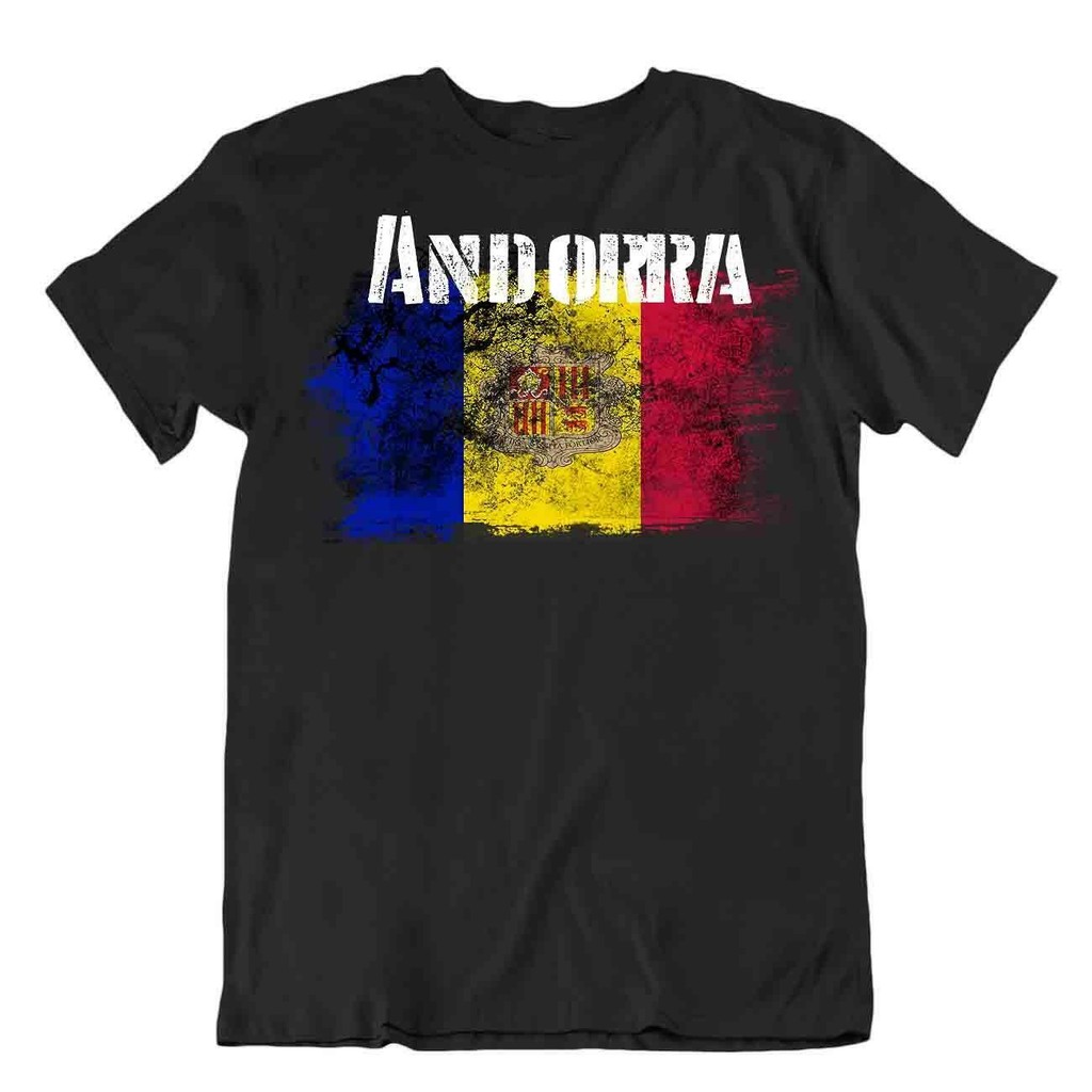 Andorra flag Tshirt T-shirt Tee top city map Valleys European ministates CATALAN