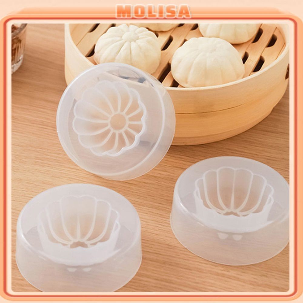 1pc Plastic Steamed Stuffed Bun Maker Chinese Baozi Mould For Baking Pastry Tool Food-grade Diy Mold Pasta Making Gadgets For Cooking -molisa