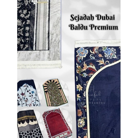 ✨Sejadah Lembut Dubai Baldu Premium Eksklusif Anti Slip Harga Borong New Design Ready Stock ✨