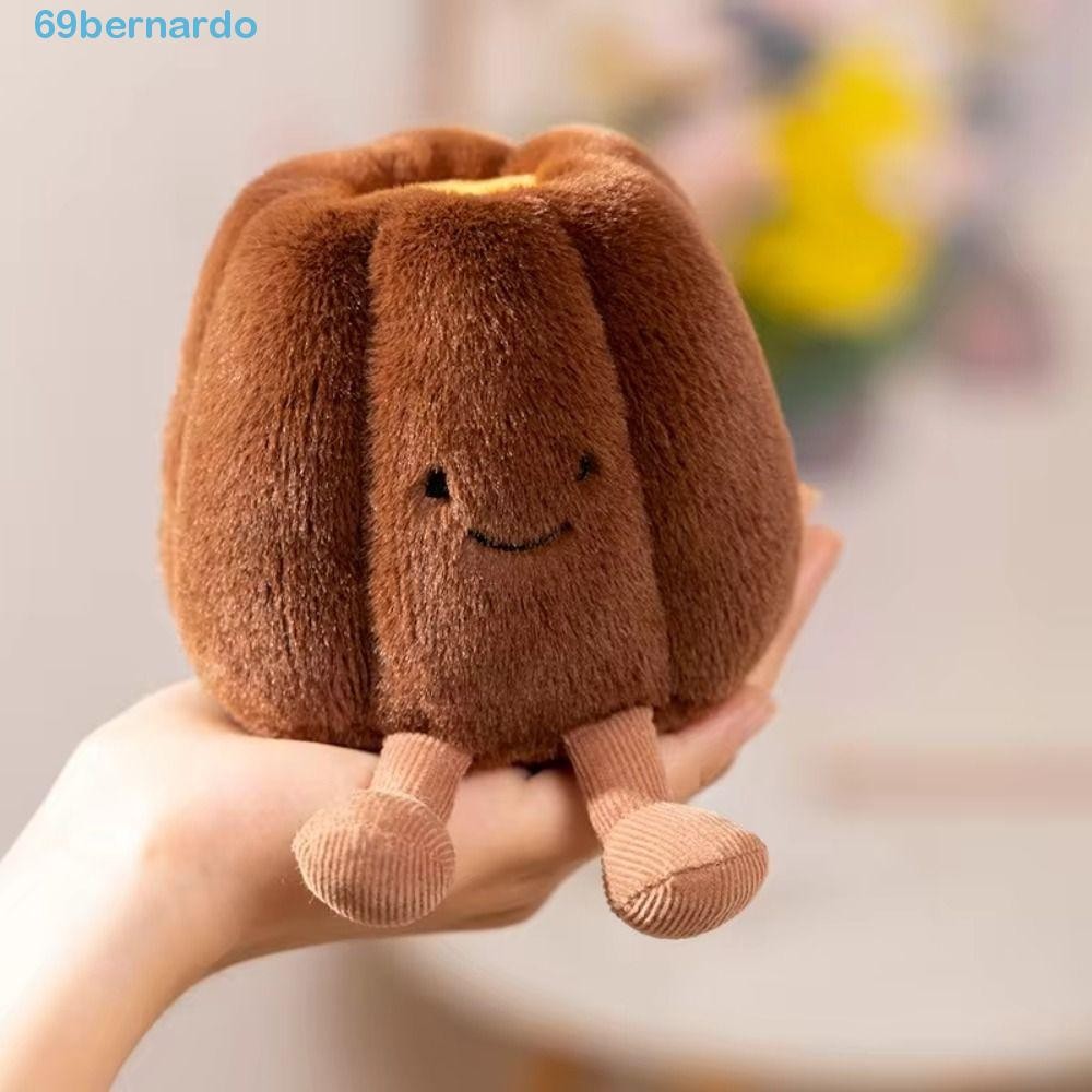 BERNARDO Simulation Dessert Party Plush Toy, Fluffy|Egg Tart Cartoon Dessert Plush Dolls, Cute Soft Plushies Doll PP Cotton Dessert Plush Cartoon Toys Children Girls Boys