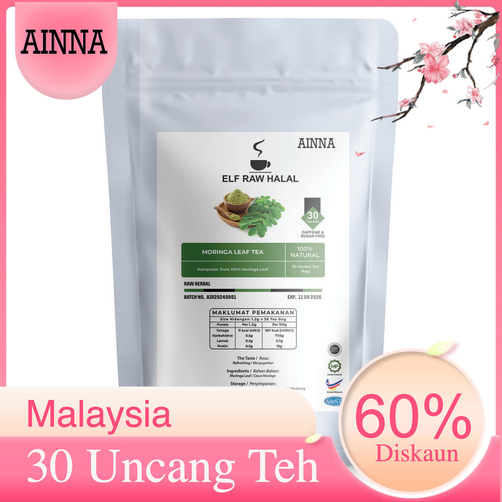 Portable Fashion Moringa Leaf Tea 30 Bag | Teh Tulen - Image 2
