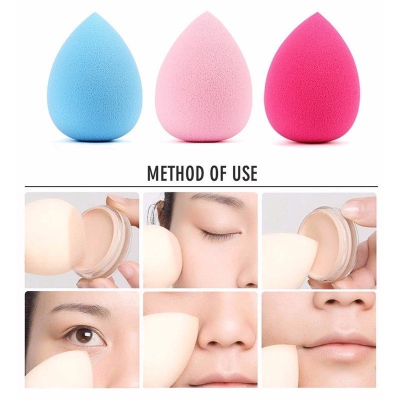 14pcs Makeup Sponge Set With Storage Jar Foundation Cosmetic Puffs Beauty Tools