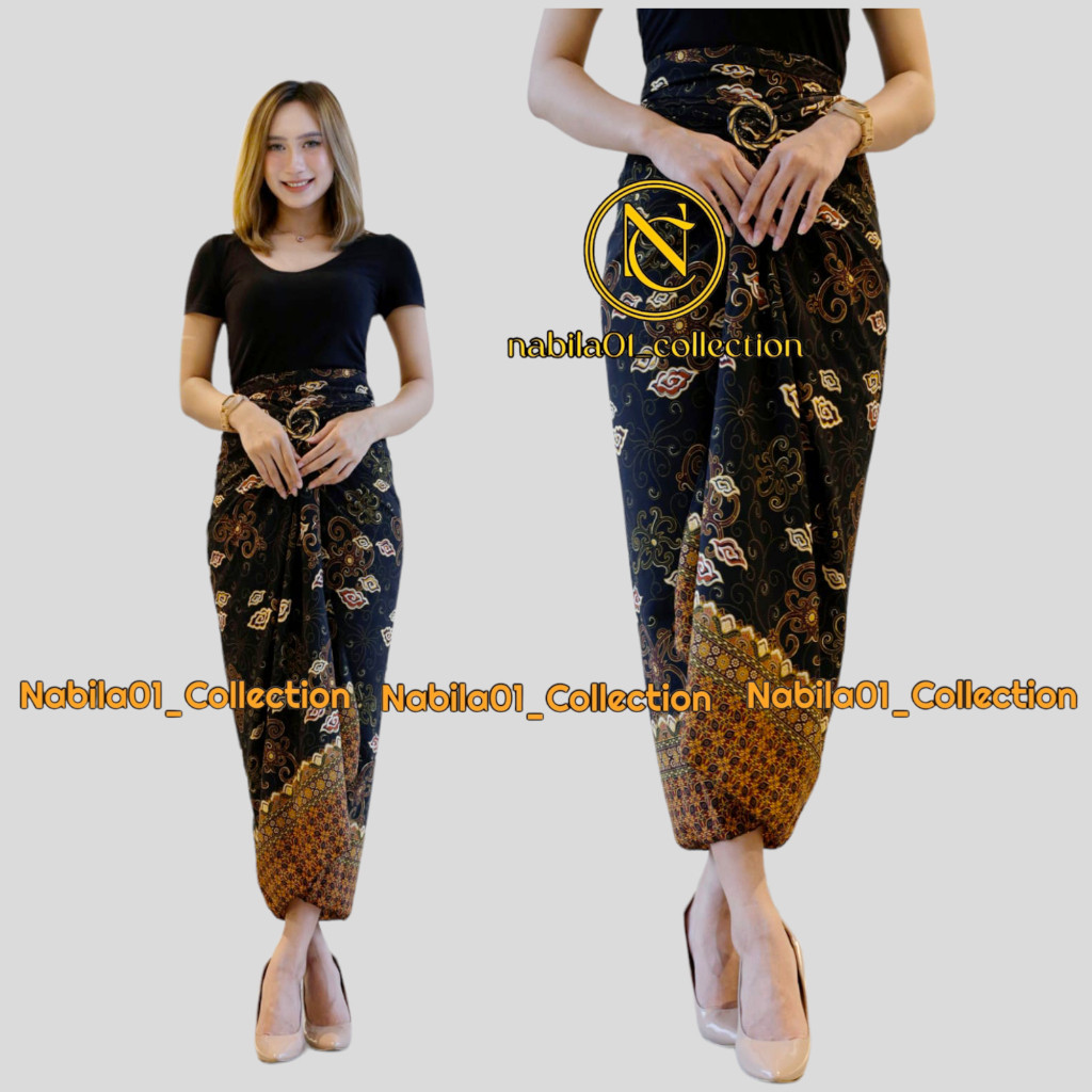 Songket Wrap Skirt, Modern Batik Jumputan, Women's Graduation Kebaya Bottom