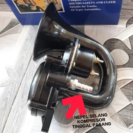 VOLVO SCANIA CICADA BRAND 12V IRON CAP 24V AIR HORN HORN KERETA HORN LORI 24V KUAT BUNYI