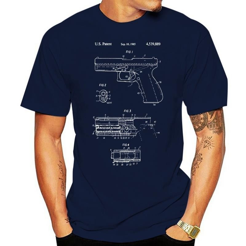 Automatic Pistol Shirt Gun Club Tee Policeman Gift Military Apparel Soldier Gift