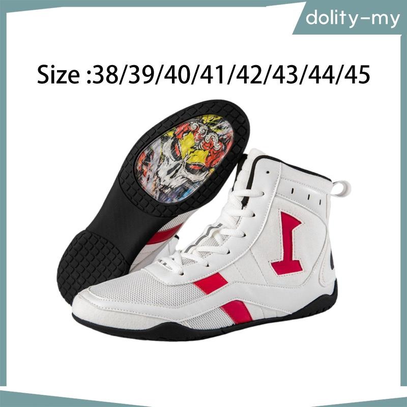 [dolity] Wrestling Shoes Foot Gear Fitness Sneakers for Practice Exercise Grappling