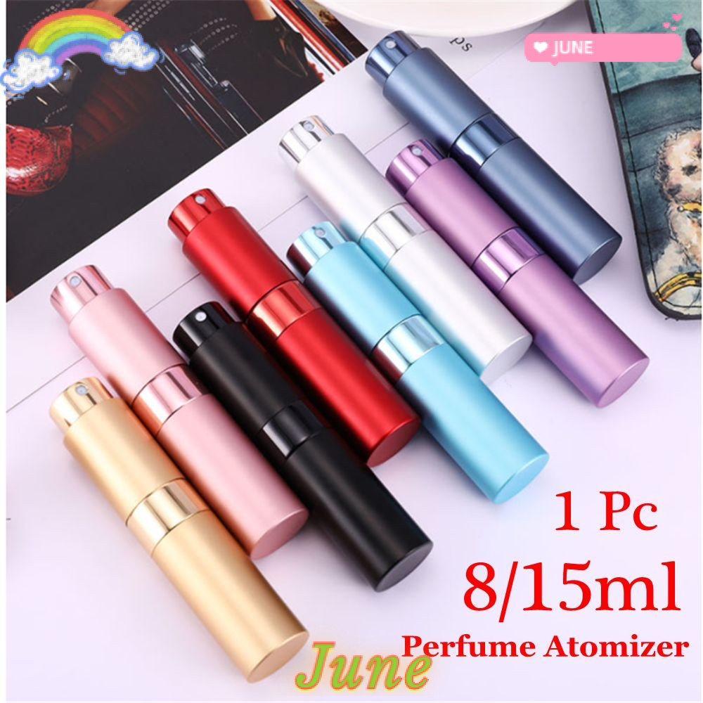 <Ready Stock>JUNE 8/15ml Hot Sale Mini Travel Size Women Beauty Makeup Tool Perfume Atomizer
