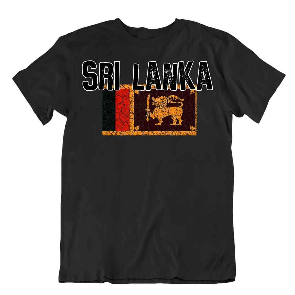 Flag T-Shirt Sri Lanka Fashion Country Souvenir Gift Tee Logo