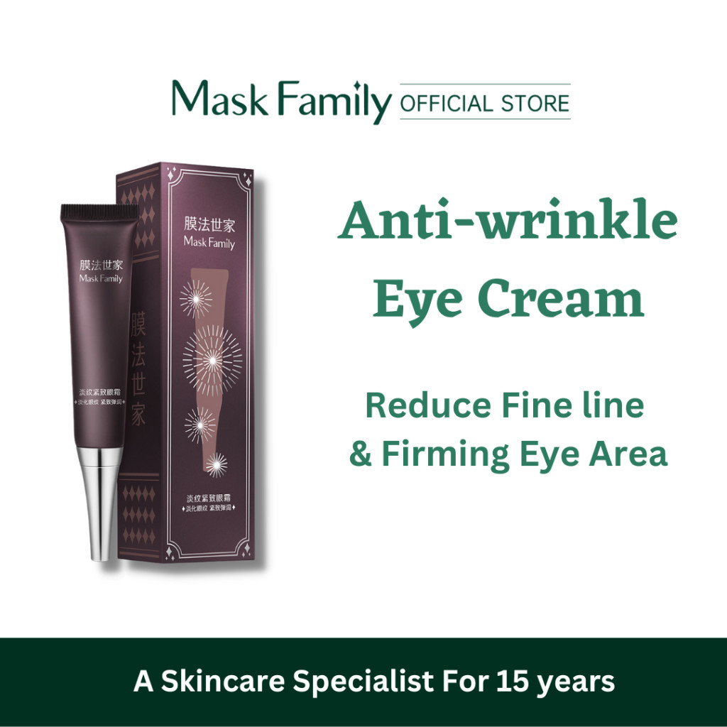 Mask Family Anti-Wrinkle Eye Cream, Tightening, Firming (15g) 膜法世家