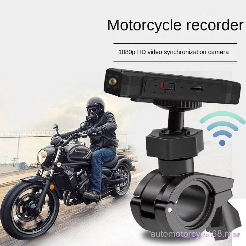 QMP Free Shipping in Stock IntelligenceWiFiMotorcycle Driving Recorder Electric Vehicle Motorcycle Riding Recorder HD Anti-Shake Driving Recorder Sports Camera Law Enforcement Recorder QMP