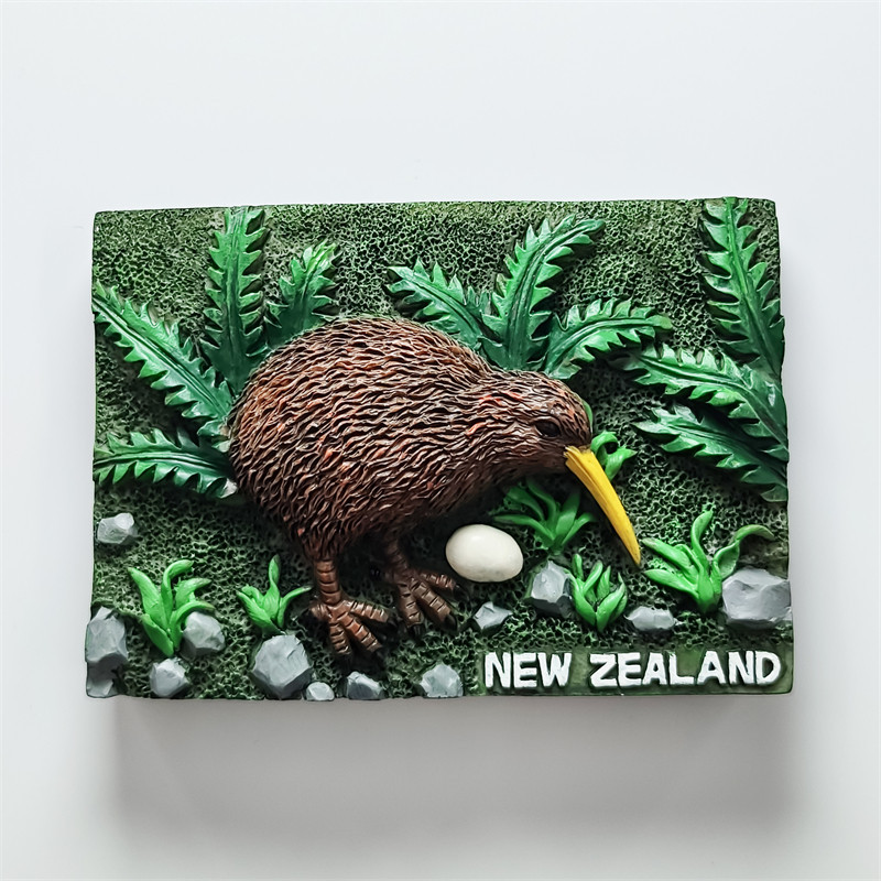 New Zealand Kiwi Bird Fridge Stickers Tourist Souvenir Refrigerator Stickers Home Decoration