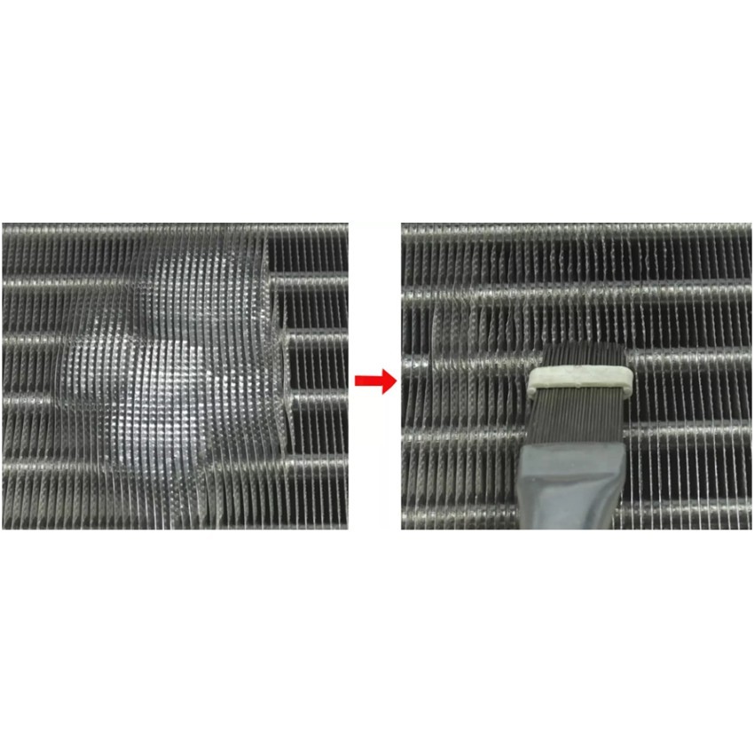 DIY Duty Stainless Steel Fin Comb Radiator Cleaning Brush Air Conditioning Dust Removal Tool Build Hardware
