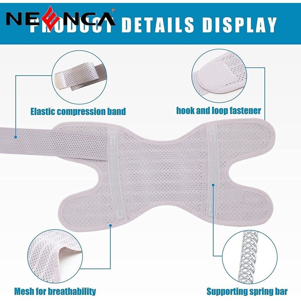 Premium Durable NEENCA Joint Pain Relief Knee Brace Side Stabilizers (1 Pc) Multi Essential - Image 4