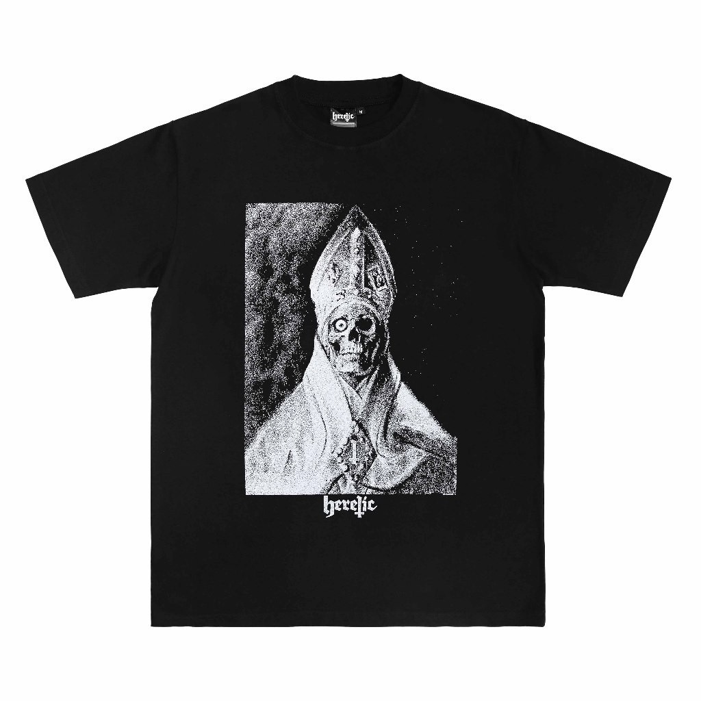 Kaos Kaos Heretic - T-Shirt - Skull Pope Official Merchandise Tee