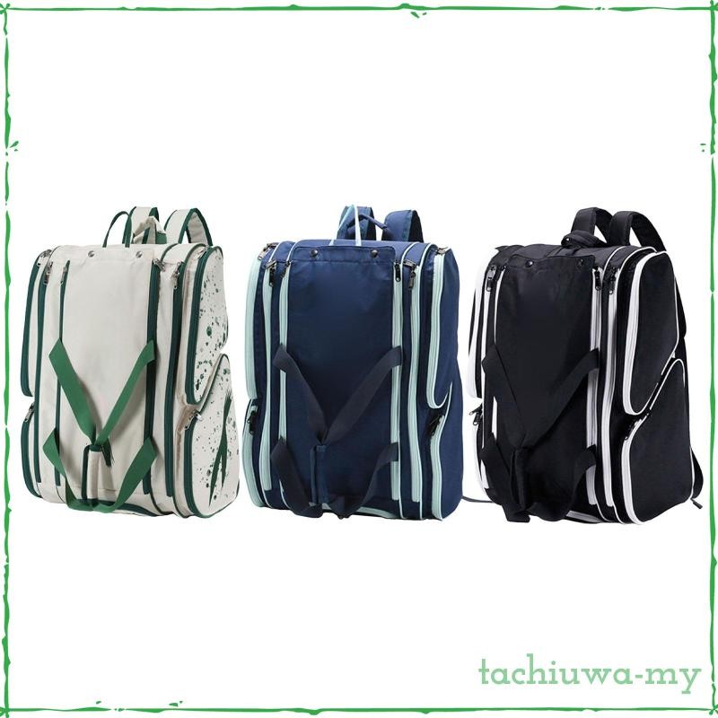 [TachiuwaMY] Pickleball Gear Storage Backpack with Adjustable Carrying Straps for Outdoor Use