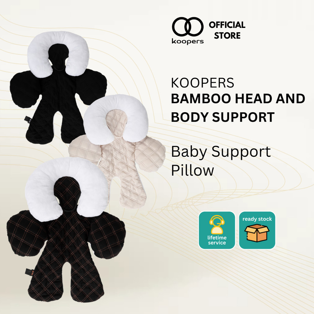 Koopers Bamboo Universal Head and Body Support For Stroller | Aksesori Kerusi Tolak Untuk Bayi