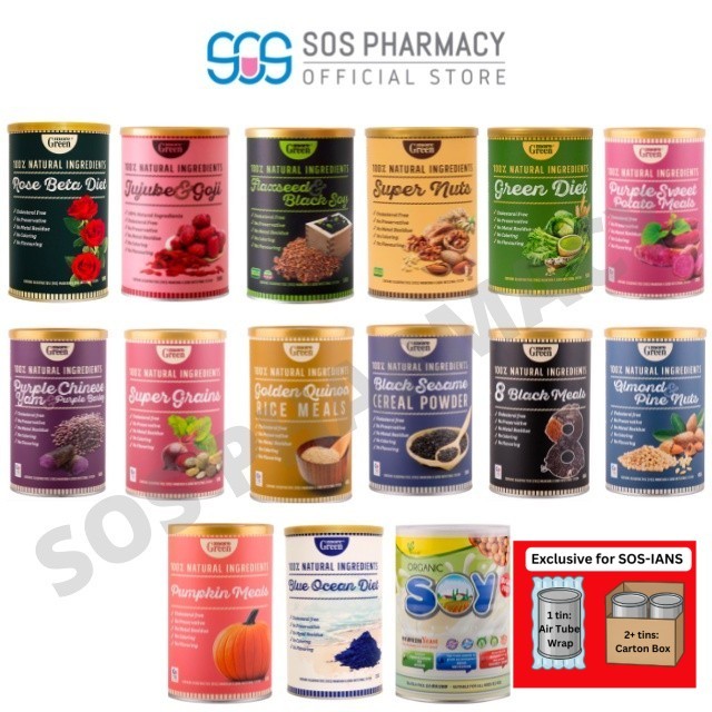 Moregreen / More Green Cereal Meal 100% Natural/Healthy Beverage Powder Drink (500g / 450g /300g)