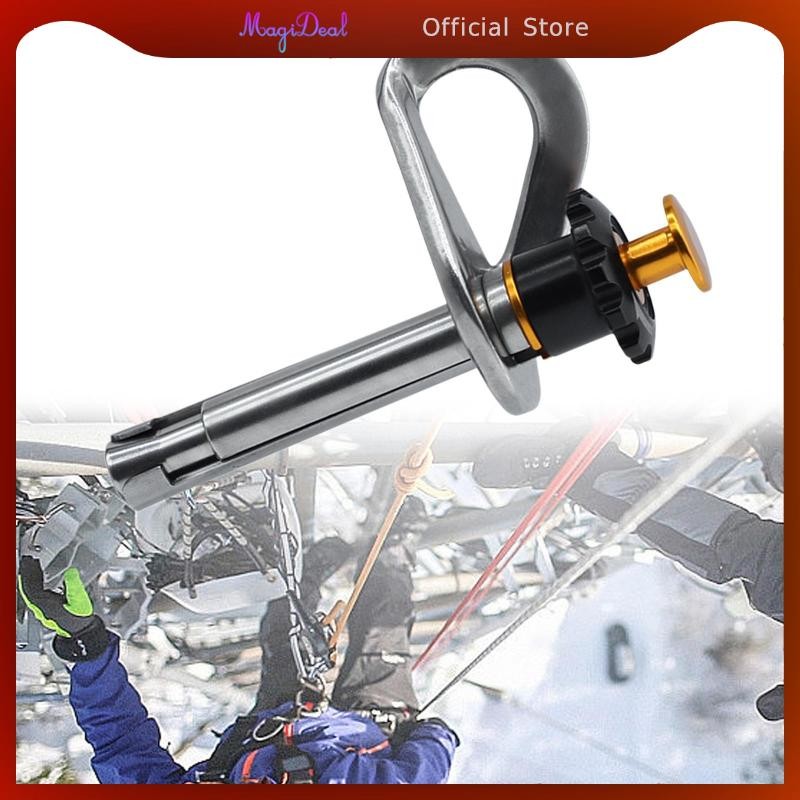 MagiDeal Climbing Holds Anchor, Stainless Steel Heavy Duty Removable Expansion Bolt and Hanger, Fixed Point for Caving Outdoor