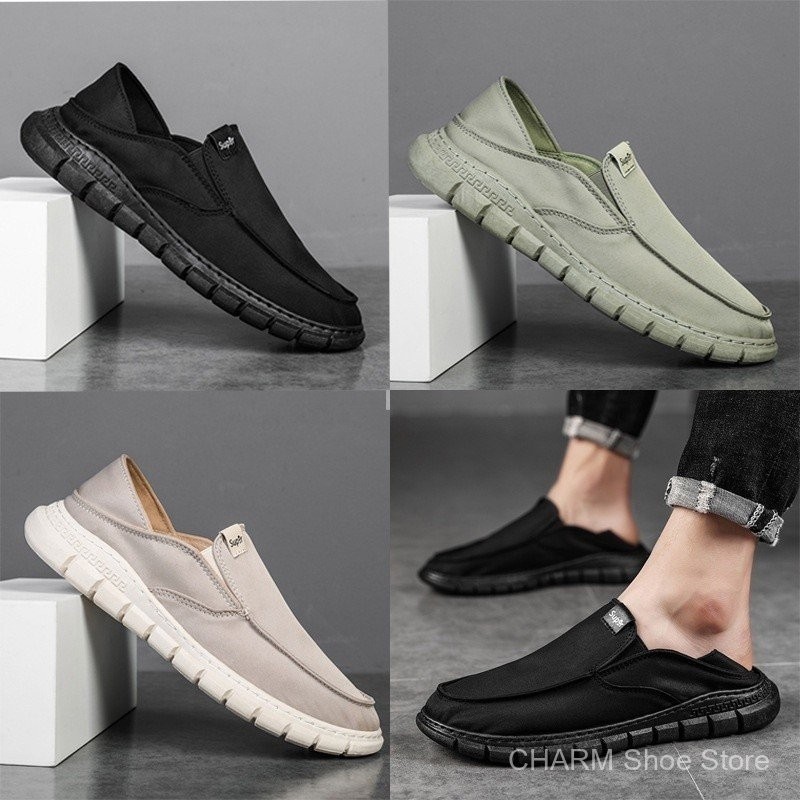 【 Ship Now 】TrendExplosion2021New Old Beijing Umbrella Cloth Shoes Slip-on Men's Breathable Shoes Slip on Shoes Men's Casual Sneakers 65NL