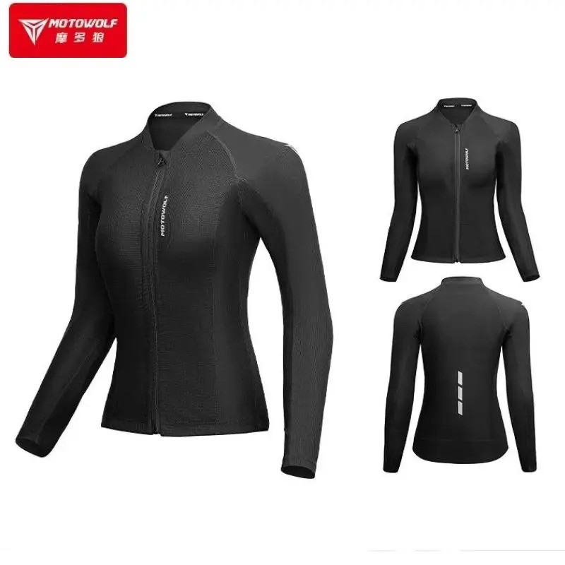 Motowolf Women Motorcycle Jacket Summer Biker Body Armor CE Certified Street Riding Jacket Elastic Motorcyclist Clothing Female