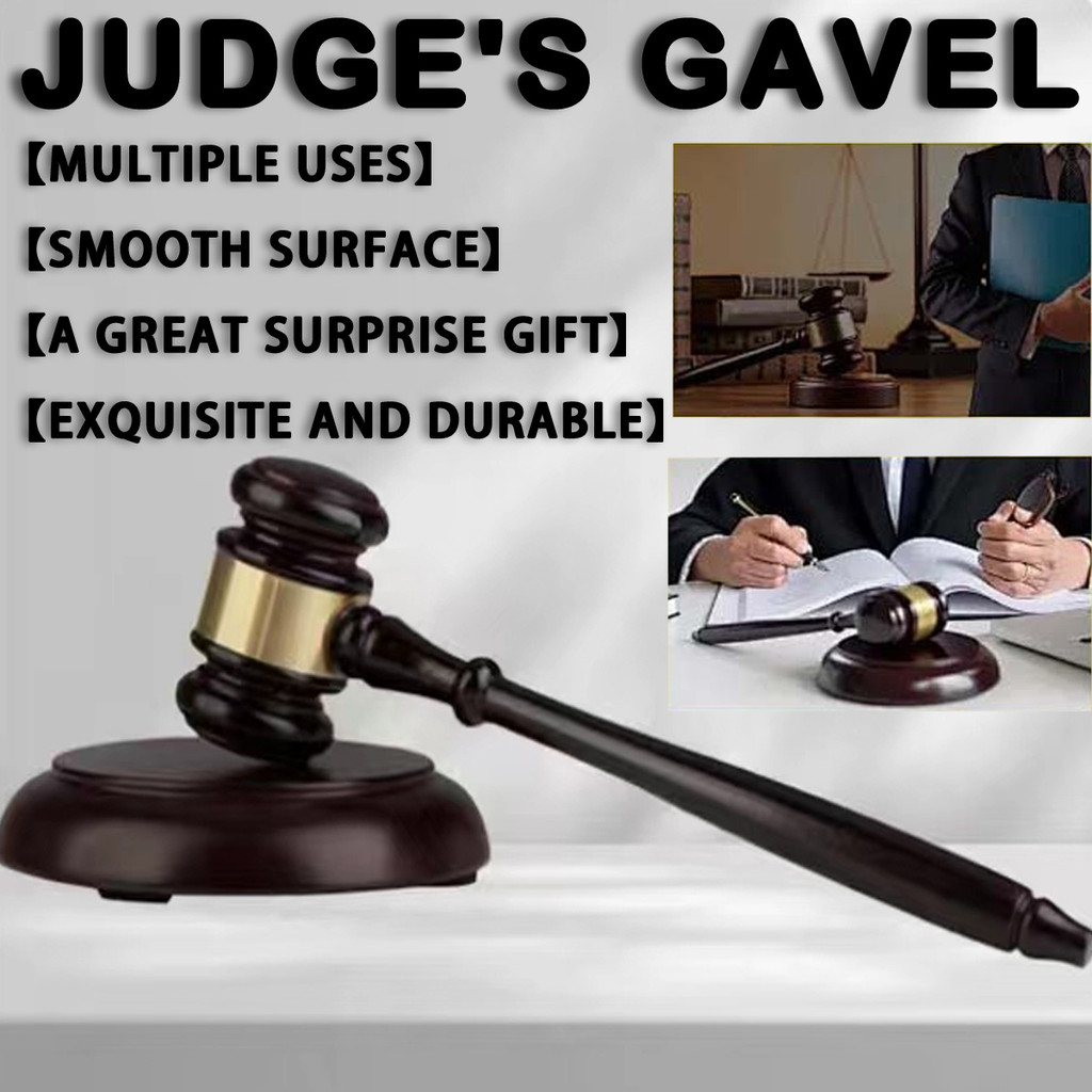 Wooden Judge's Gavel Durable Craft Lawyer Judge Auction Hammer trial hammer wooden hammer