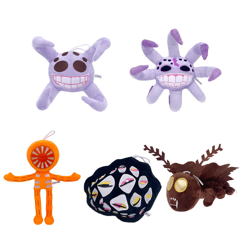 New Product DOORS FLOOR 2-Door Second-Layer Game Merchandise Doll Horror Moth Plush Toy