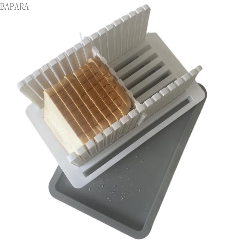 Bapara Efficient Bread Slicer Supplies Adjustable Guide Removable Bread Cutting Guide