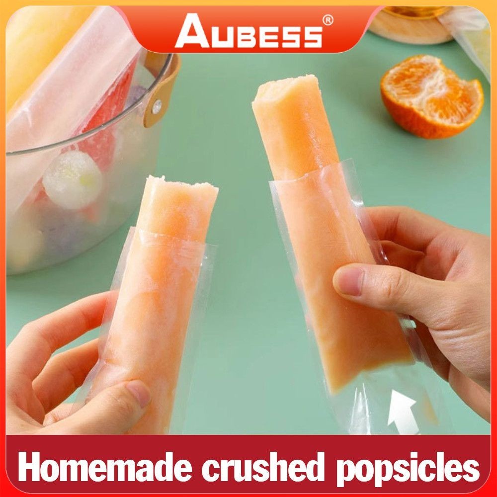 Diy Ice Popsicle Bag Cream Maker Mold Disposable Ice Pop Mold Freezer Bag For Yogurt Sticks Thick Popsicle Pocket TECH1