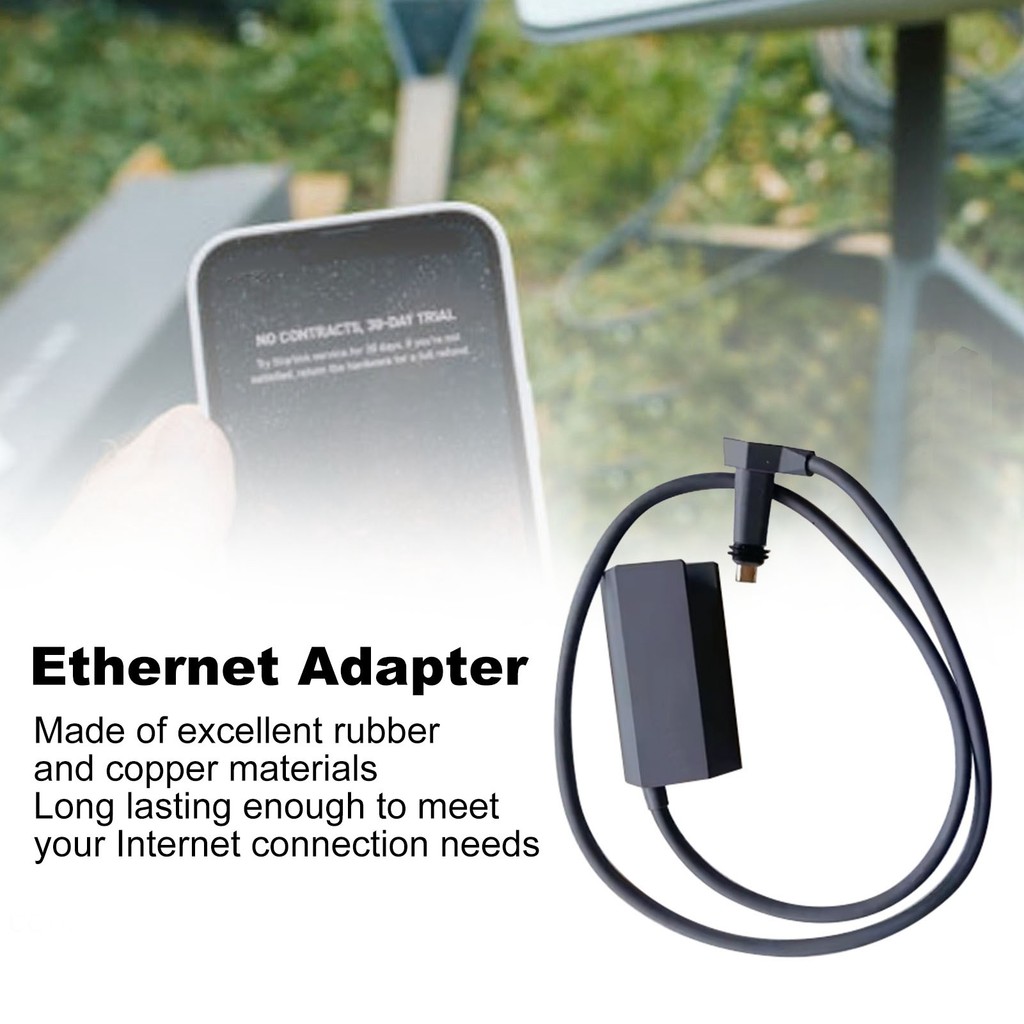 [CAK] Ethernet Adapter Rectangle Dish Antenna Satellite USB Internet Powerline Kit For V2