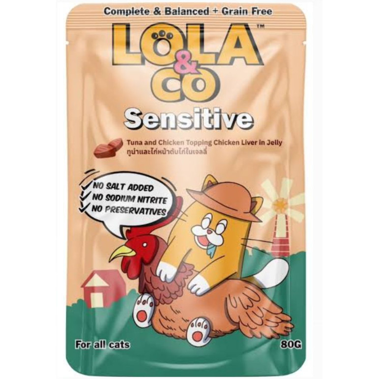 Lola & Co Tuna Chicken with Chicken Liver 80g