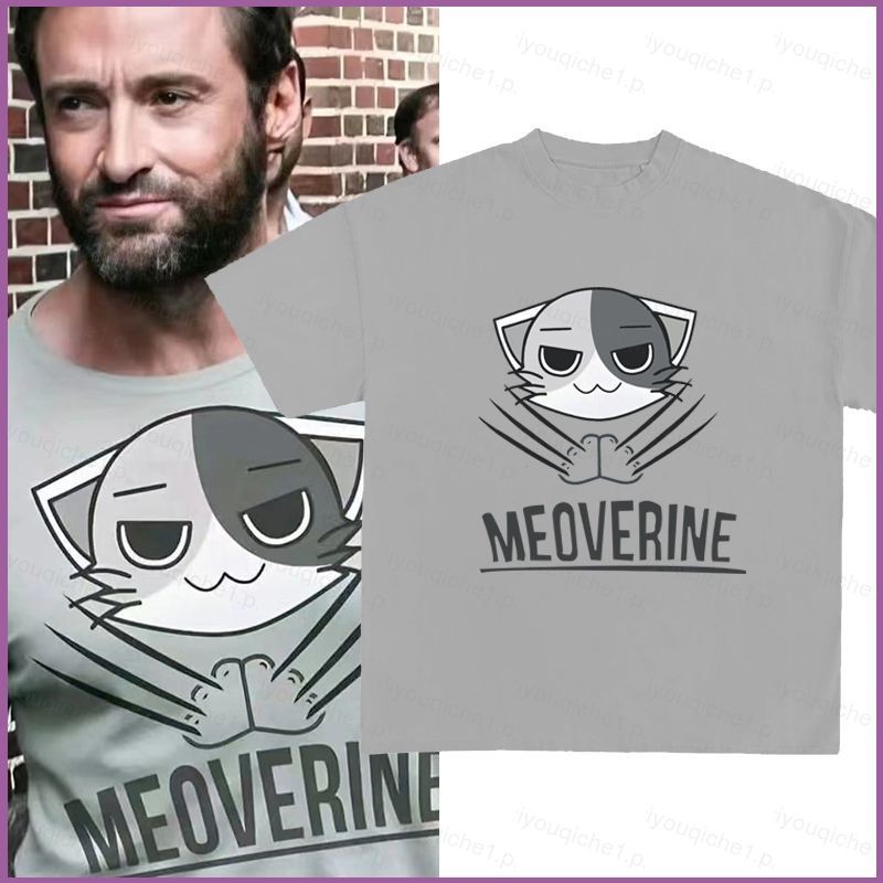 【SY1】 Marvel Deadpool Wolverine Hugh Jackman James Howlett / Logan film Cosplay cloth T-shirt Anime Short Sleeve Top