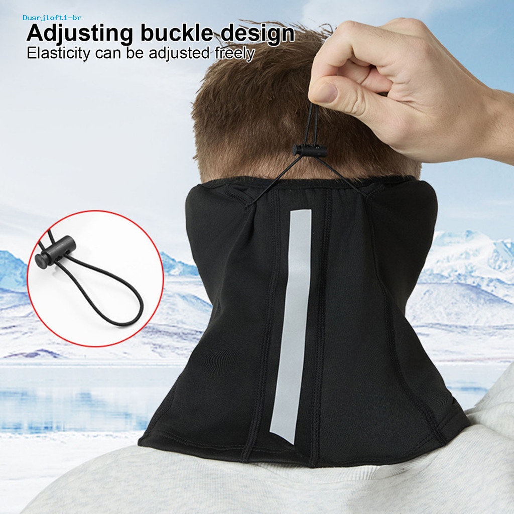 [New] Thermal Face Cushion Outdoor Winter Gear Cozy Fleece Lined Neck Gaiter Scarf for Winter Outdoor Sports Windproof Ski Neck Warmer for Men and Women