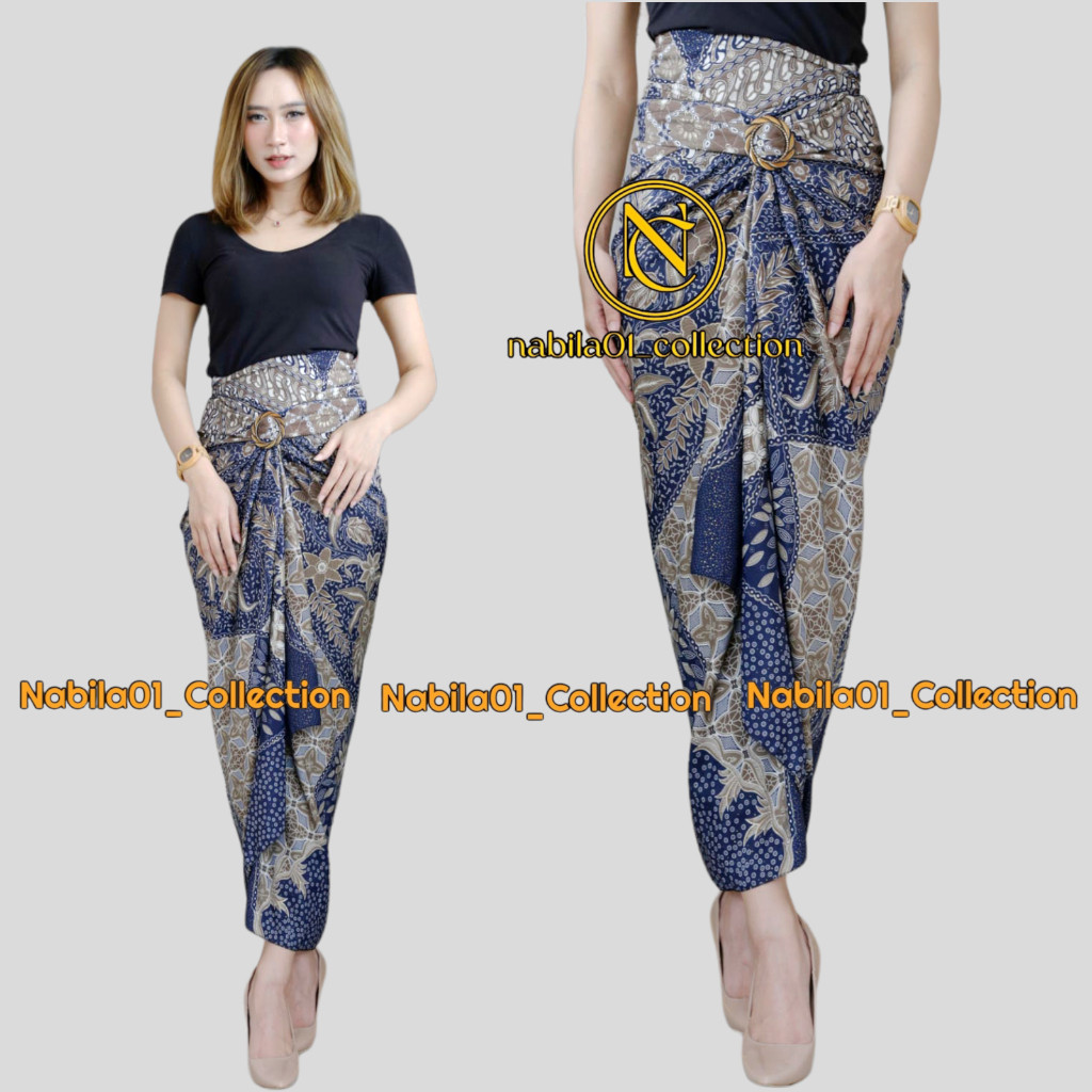 Must Durable Songket Wrap Skirt Modern Batik Jumputan Women's Graduation Kebaya Bottom - Image 2