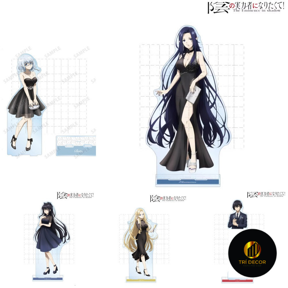 Keychain, Standee, Claire Kageno The Eminence in Shadow Dark Lord Desk Decoration
