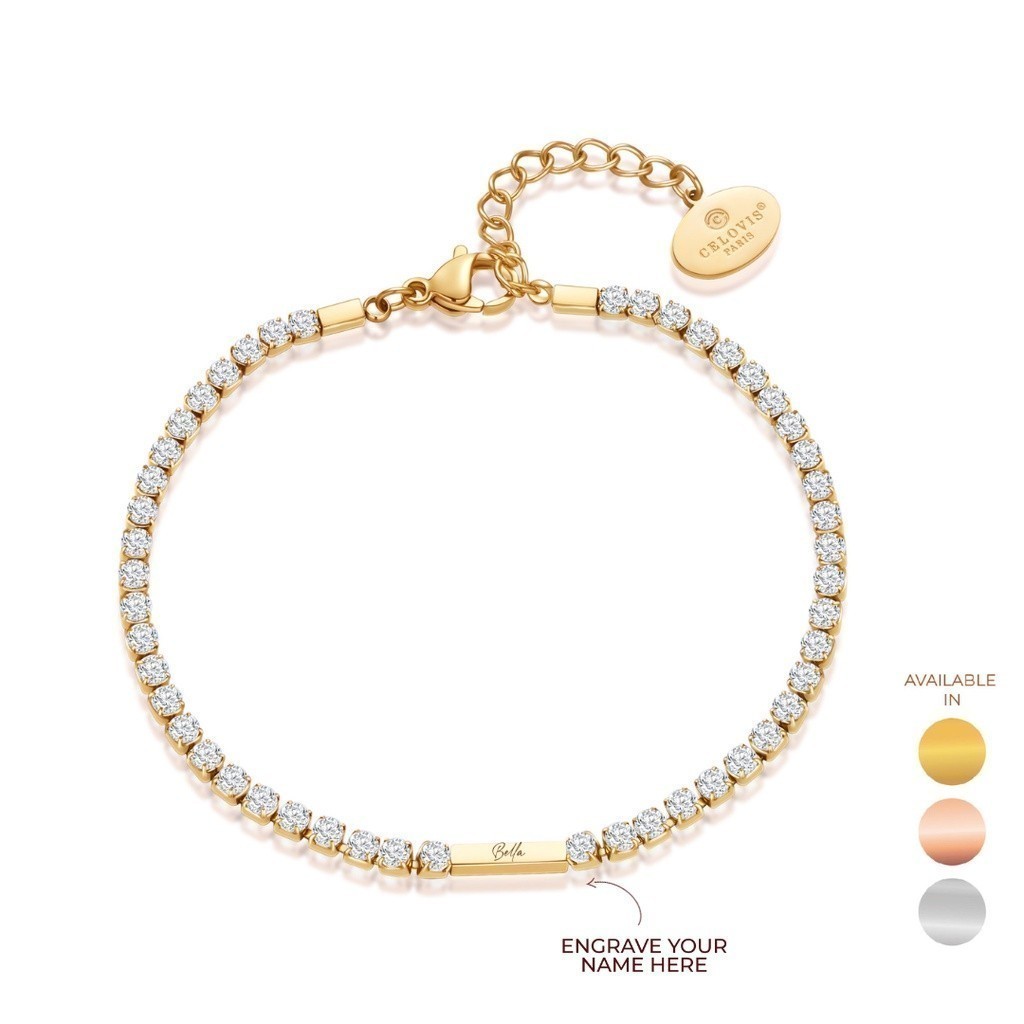 Eyra x Celovis Maison Sparkling Cubic Zirconia Tennis Bracelet