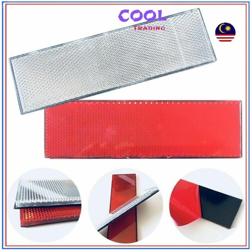 P Car Truck Vehicle Tail Plastic Reflector Sign Reflective Plate Nighr Tape Automative Body Safety Warning Sticker 4053