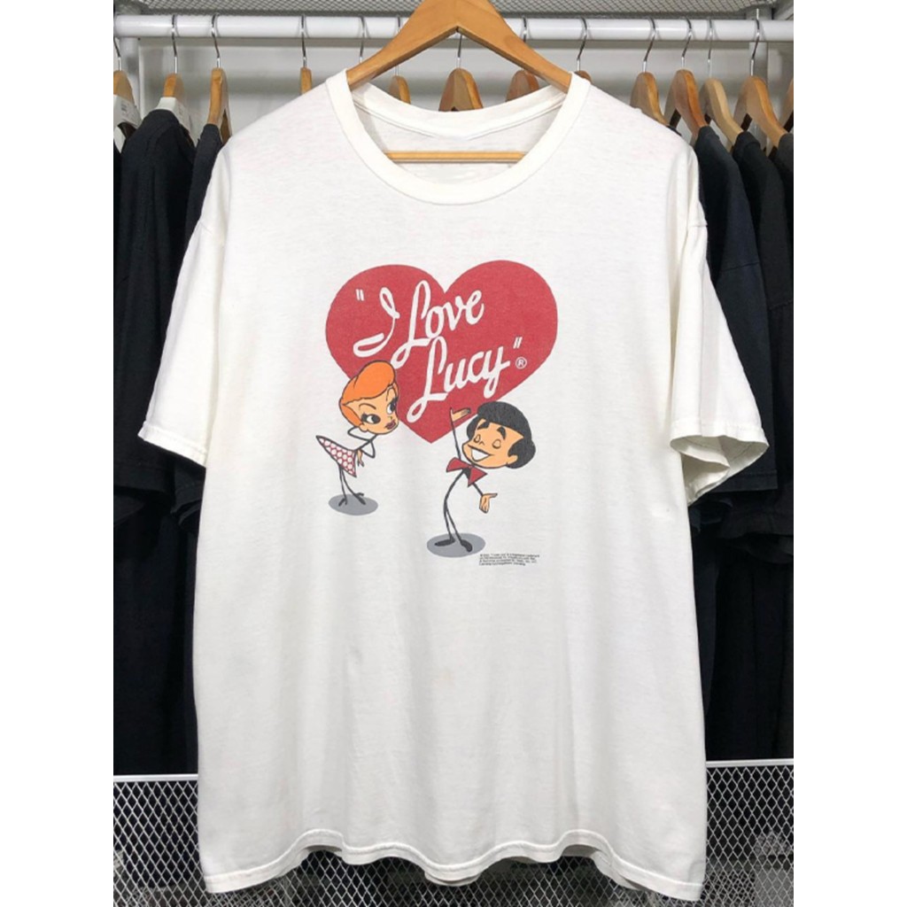 I Love Lucy I Love Lucy European American Comedy Merchandise oversize Trendy Short-Sleeved Men Women T-Shirt Cotton