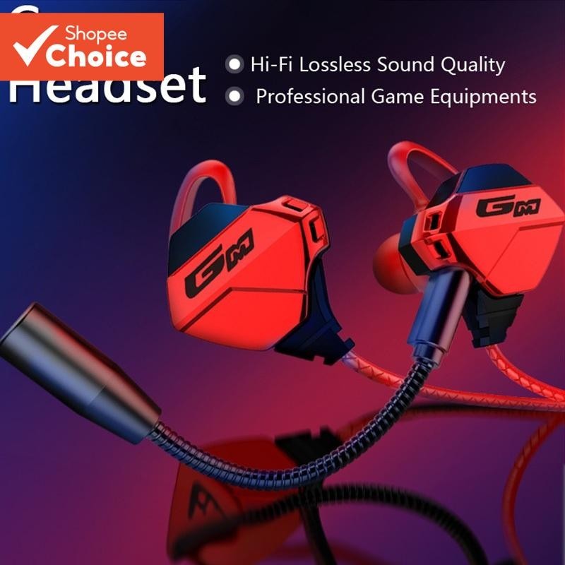 SPRISE G10 Wired Earbuds Premium Earphones Gaming With Dual Microphone Cool Stylish Noise Cancelling HiFi Stereo Sound Headset 3.5mm