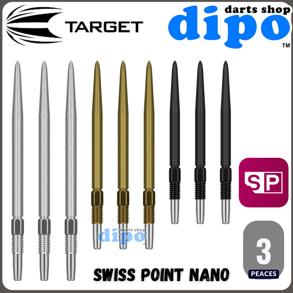 TARGET SWISS NANO Point ( Swiss Point Replacement ) - TARGET Swiss Darts Point