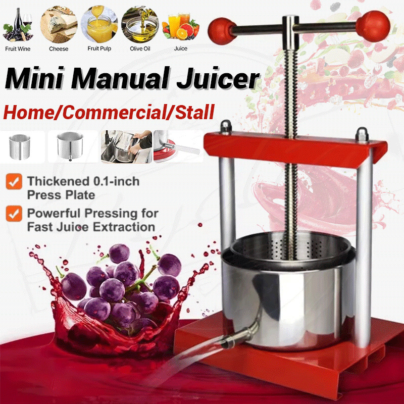 Mesin Perah Santan Kelapa Manual 2L Multipurpose Portable Manual Juice Kitchen juicer Cold Press Pressed Machine Home Us