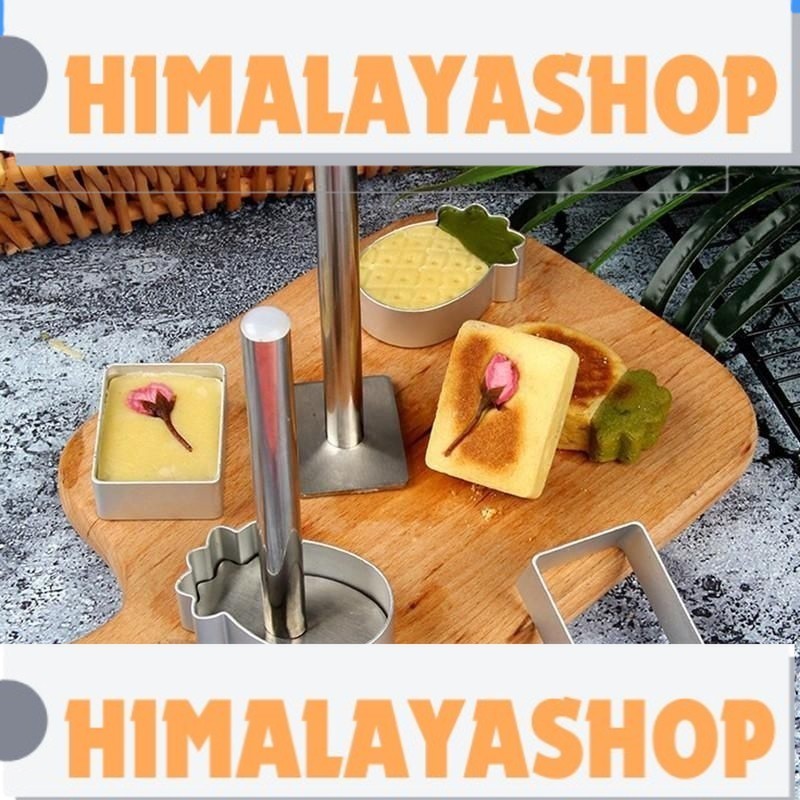 Biscuit Cutter Aluminum Square Rectangle cok Pineapple cookies Oval Shape Pie Tart Mold Press Mould Stainless Steel