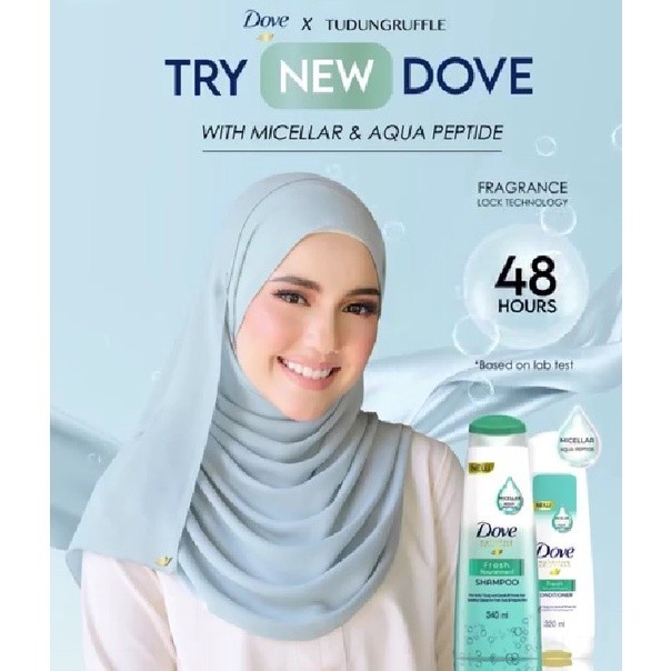 Dove Tudung Ruffle Hijab Pinless Instant Shawl Scarlet Instant /Good Virtues Co Scarf/Shawl/Tudung headscarf