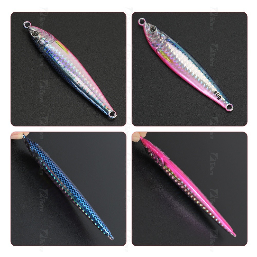 Versatile Essential Tolure 2024 New Jigging Lures 40g 60g 80g Long Casting Fishing Jig Lure 3D Printed Body Luminous ... - Image 4
