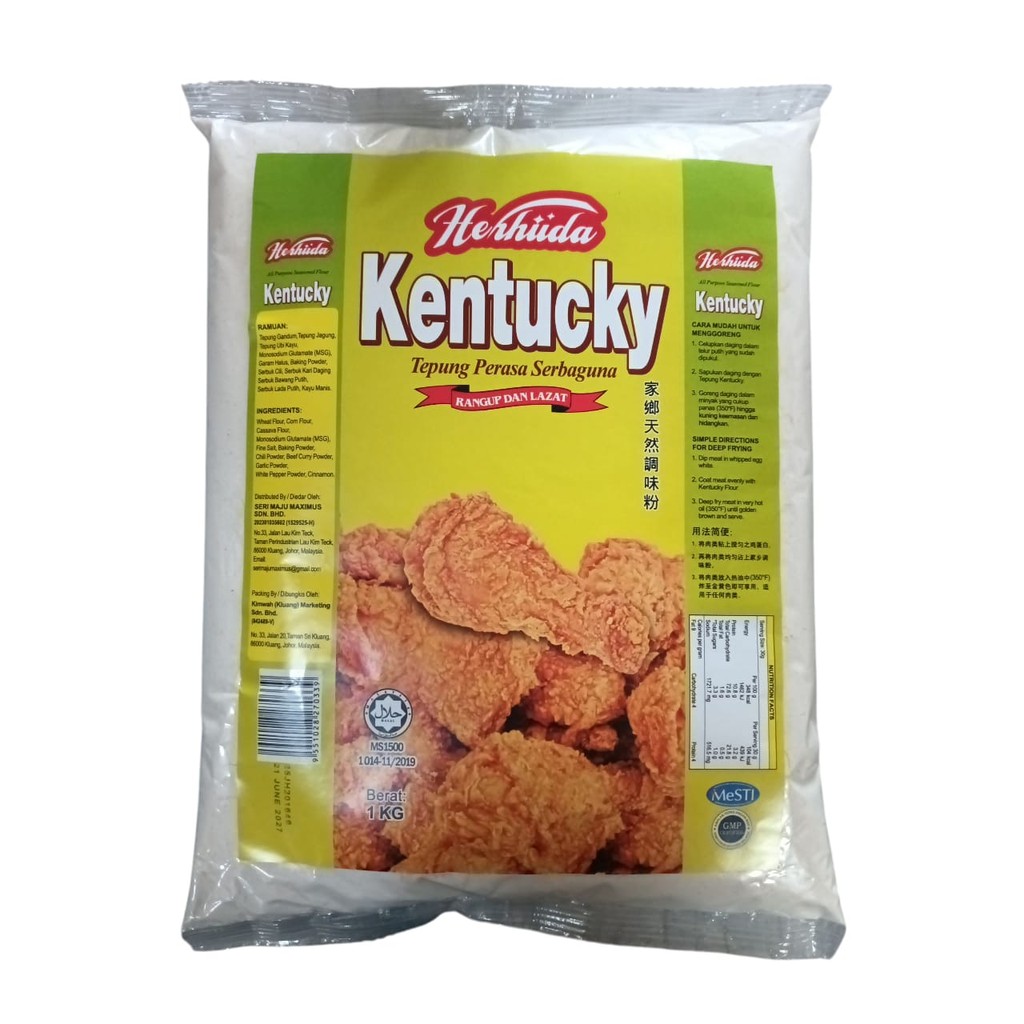 HENHUDA Tepung Kentucky Flour Original and Hot & Spicy Powder 1kg