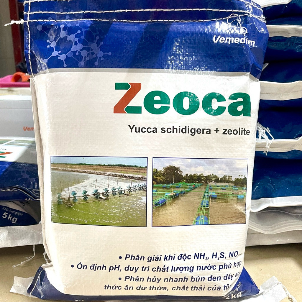 Zeoca Vemedim 5kg – Improves Water Quality, Stabilizes the Environment, Supports Effective Shrimp and Fish Raising