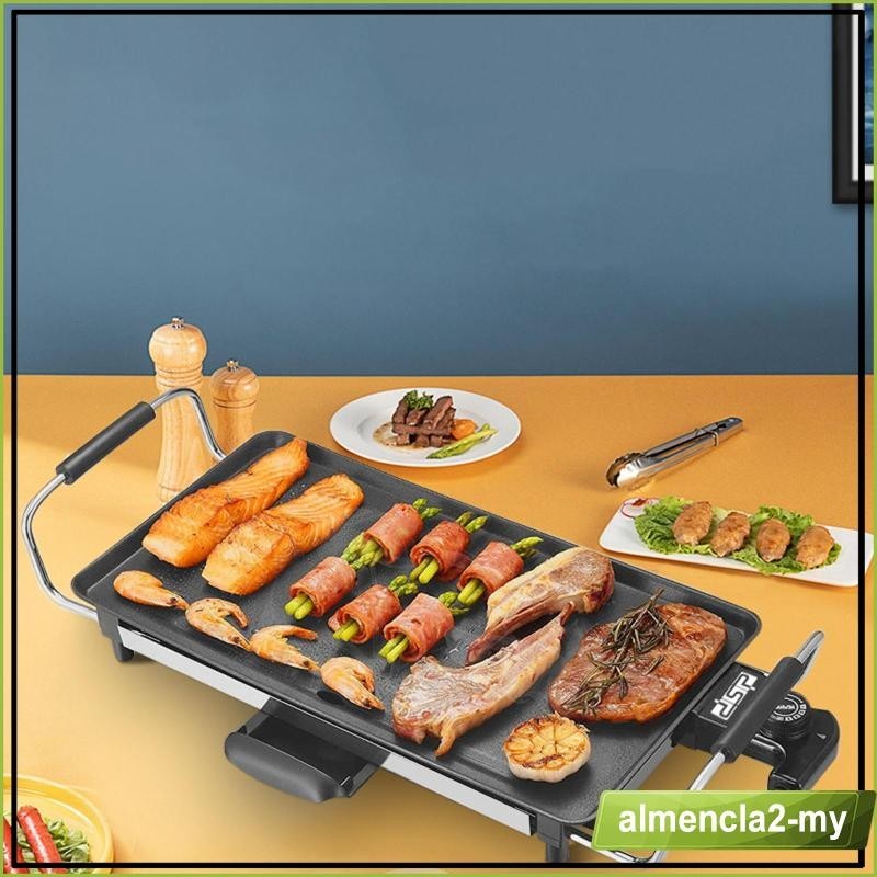 [AlmenclafdMY] Electric Grill Barbecue Party Frying Electric Baking Tray Pancake Griddle