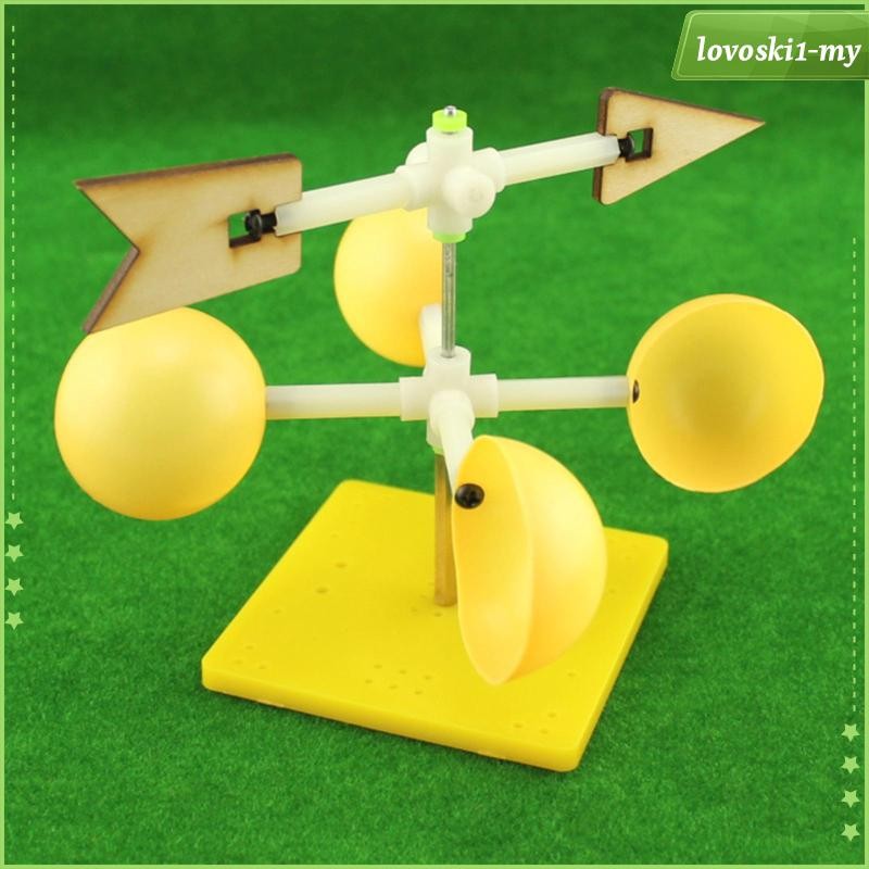 [LovoskibcMY] Weather Vane Kit DIY Wooden Building Kit Wind Vane Model Weather Tools Wind Vane Educational Toy for Kids Developmental Skills